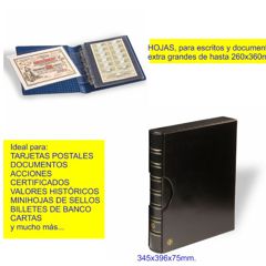 LEUCHTTURM Albumes FOLIO. 4 Anillas D. 345x396x75mm.